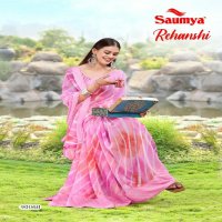 Saumya Rehanshi Wholesale Georgette Candy Border Sarees