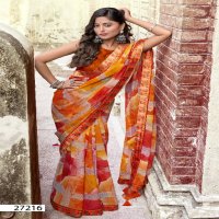 Vallabhi Mishti Wholesale Georgette Fabric Ethnic Sarees