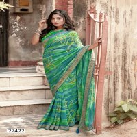 Vallabhi Imarti Wholesale Georgette Fabric Ethnic Sarees