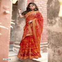 Vallabhi Imarti Wholesale Georgette Fabric Ethnic Sarees