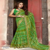 Vallabhi Imarti Wholesale Georgette Fabric Ethnic Sarees