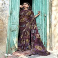 Vallabhi Bhadra Wholesale Georgette Fabrics Ethnic Sarees