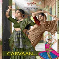 Vallabhi Carvaan Vol-9 Wholesale Brasso Fabrics Ethnic Sarees