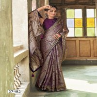 Vallabhi Carvaan Vol-9 Wholesale Brasso Fabrics Ethnic Sarees