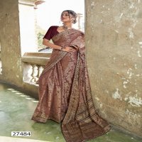 Vallabhi Carvaan Vol-9 Wholesale Brasso Fabrics Ethnic Sarees