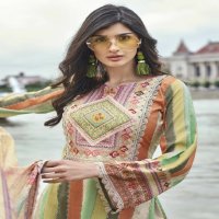 The Hermitage Shop Azaa Wholesale Pure Cotton Work Over All Dress Material