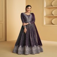 AASHIRWAD TAREEF FANCY GEORGETTE EXCLUSIVE DESIGN FLAIR GOWN SET COLLECTION