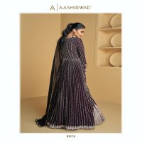 AASHIRWAD TAREEF FANCY GEORGETTE EXCLUSIVE DESIGN FLAIR GOWN SET COLLECTION