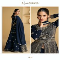 AASHIRWAD TAREEF FANCY GEORGETTE EXCLUSIVE DESIGN FLAIR GOWN SET COLLECTION