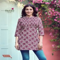 SUMMER SHINE VOL 1 BY RADHIKA LIFESTYLE COTTON PRINT FULLY STITCH PRETTY LOOK GIRL TOP