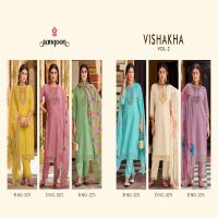 VISHAKHA VOL 2 BY RANGOON HIT DESIGN COTTON SIFLI WORK DESIGNER READYMADE SALWAR KAMEEZ