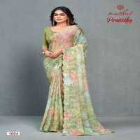 KASHVI PRATISTHA VOL 9 BRASSO FANCY WEAR SAREE SUPPLIER