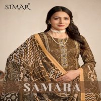 Glossy Simar Samara Wholesale Pure Lawn With Embroidery Work Suits