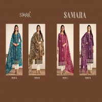 Glossy Simar Samara Wholesale Pure Lawn With Embroidery Work Suits