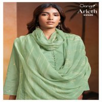 Ganga Arleth S2580 Wholesale Premium Cotton With Swaroski Work Suits