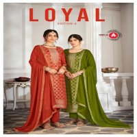 TRIPLE AAA KALARANG LOYAL VOL 4 TRADITIONAL WEAR WORK UNSTITCH SALWAR KAMEEZ