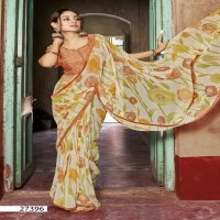 Vallabhi Konark Wholesale Georgette Fabrics Ethnic Sarees