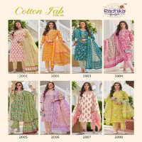 Radhika Cotton Fab Vol-2 Wholesale Top Pant And Dupatta