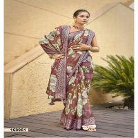 Vallabhi Innaya Vol-3 Wholesale Brasso Fabrics Ethnic Sarees