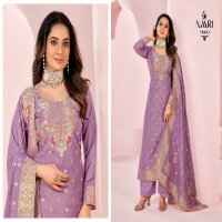 Naari Ferari Vol-2 Wholesale Pure Viscose Muslin Jacquard Silk Dress Material