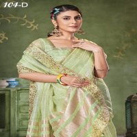 SumitraSachi D.no 104A To 104F Wholesale Function Wear Party Wear Sarees