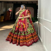 Aawiya 1690 Colour Wholesale meets trend in every twirl of a printed lehengameets trend in every twirl of a printed lehenga Choli