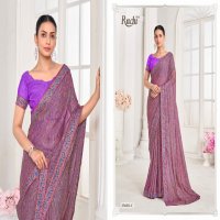 VANILLA VOL 8 BY RUCHI ADORABLE FANCY CHIFFON SAREE WHOLESALER