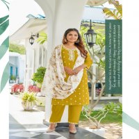 Aanchi Kirti Wholesale Roman Silk Top With Bottom And Dupatta