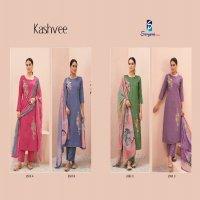 Sargam Kashvee Wholesale Pure Jam Satin With Embroidery And Sequence Work Dress Material