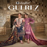 ZULFAT DESIGNER GULREZ VOL 2 EXCLUSIVE HEAVY EMBROIDERY WORK PAKISTANI SALWAR KAMEEZ