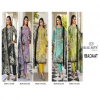 RIAZ ARTS LAUNCH IBADAAT FANCY LAWN PAKISTANI NECK EMBROIDERY WORK SALWAR KAMEEZ