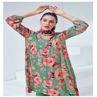 Parnika Layla Wholesale Digital Fine Liva Silk Dresses