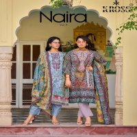 Kross Kulture Naira Vol-2 Wholesale Karachi Print With Embroidery Work Dress Material