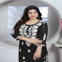 Rasili Nx Sui Dhaga Wholesale Chikankari Embroidery Kurti With Pant