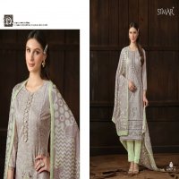 Glossy Simar Haafiza Wholesale Pure Lawn Cotton With Embroidery Work Suits