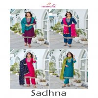 Aanchi Sadhna Wholesale Vichitra Top With Bottom And Dupatta