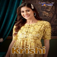 Bonie Krishi Vol-1 Wholesale Cotton Neck Pattern Short Tops