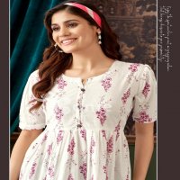 Bonie Krishi Vol-1 Wholesale Cotton Neck Pattern Short Tops