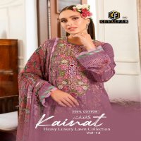 Keval Fab Kainat Vol-13 Luxury Lawn Collection Cotton Dress Material
