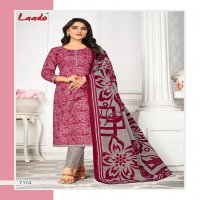 LAADO VOL 71 ADORABLE PURE COTTON LADIES SUITS WHOLESALER