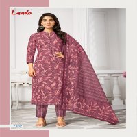 LAADO VOL 71 ADORABLE PURE COTTON LADIES SUITS WHOLESALER