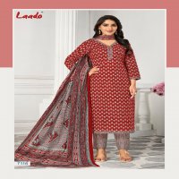 LAADO VOL 71 ADORABLE PURE COTTON LADIES SUITS WHOLESALER