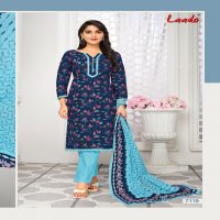 LAADO VOL 71 ADORABLE PURE COTTON LADIES SUITS WHOLESALER