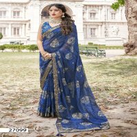 Vallabhi Hampi Wholesale Georgette Fabrics Party Wear Sarees