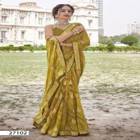 Vallabhi Hampi Wholesale Georgette Fabrics Party Wear Sarees