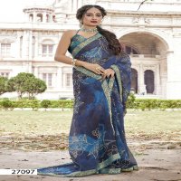 Vallabhi Hampi Wholesale Georgette Fabrics Party Wear Sarees