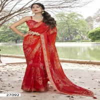 Vallabhi Hampi Wholesale Georgette Fabrics Party Wear Sarees