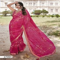 Vallabhi Hampi Wholesale Georgette Fabrics Party Wear Sarees