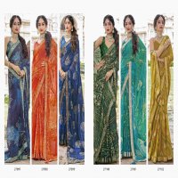 Vallabhi Hampi Wholesale Georgette Fabrics Party Wear Sarees