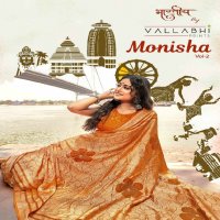 Vallabhi Monisha Vol-2 Wholesale Brasso With Swarosaki Work Sarees